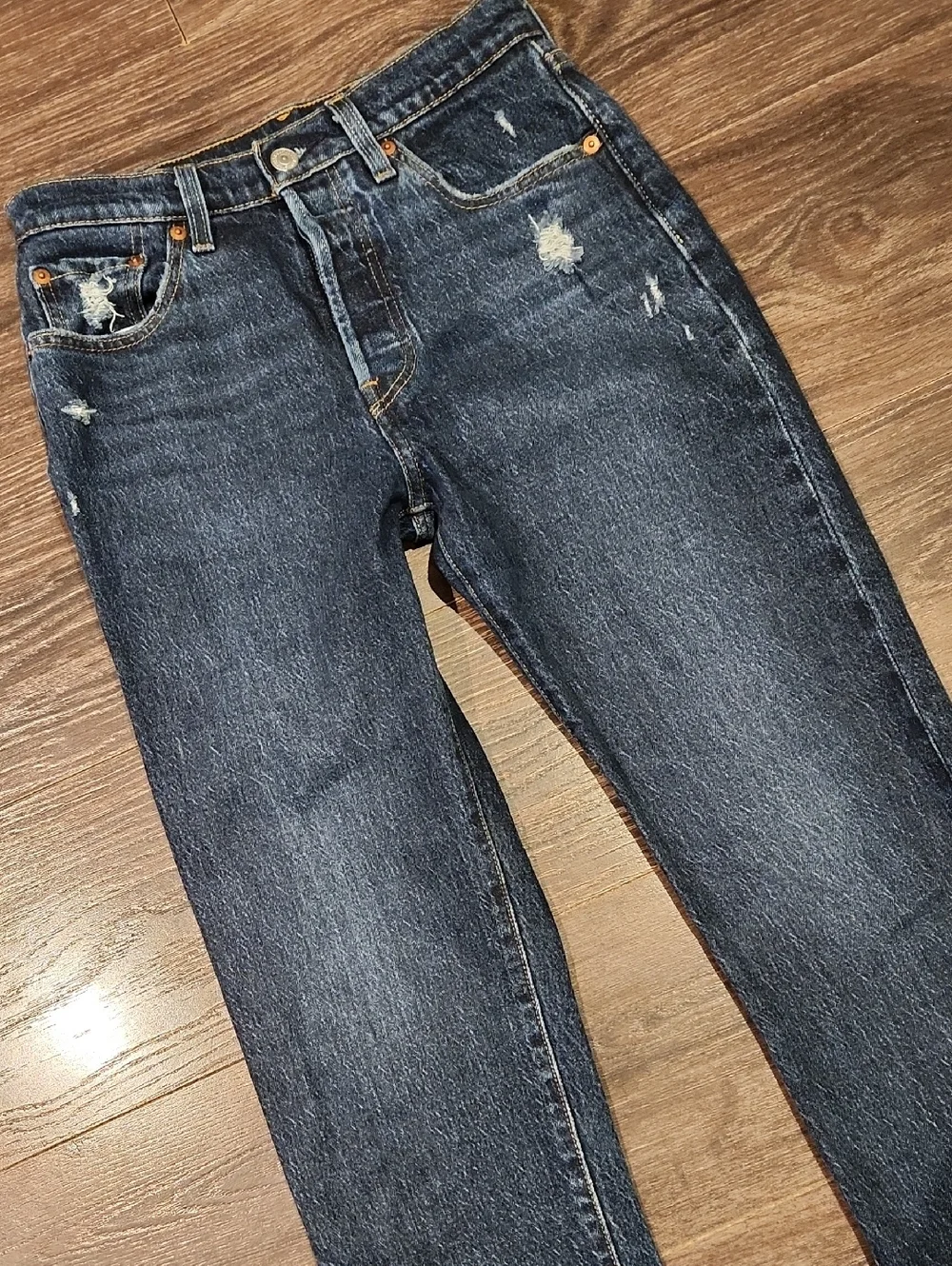 ❤ LEVI'S 501 HIGH RISE SLIM JEANS, 0 (25)